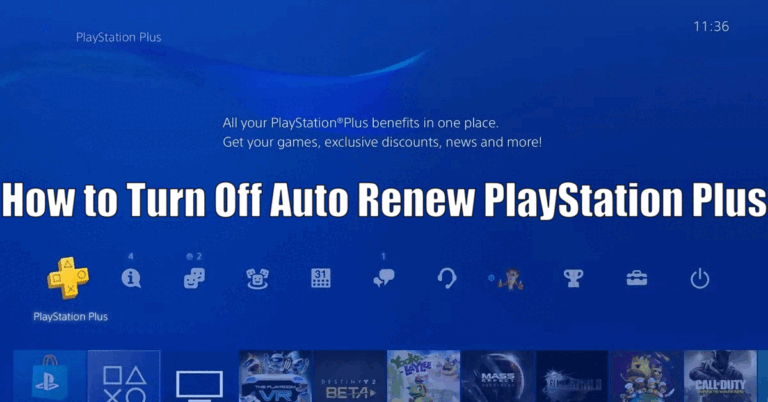 How to Turn Off Auto Renew PlayStation Plus