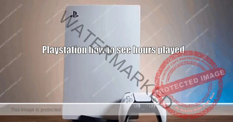 Playstation how to see hours played