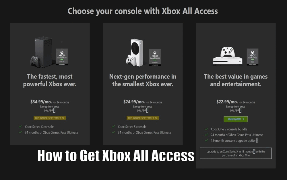 How to Get Xbox All Access