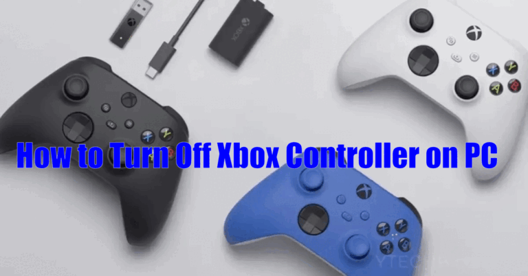 How to Turn Off Xbox Controller on PC