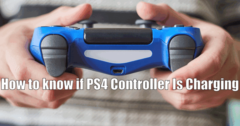 How to know if PS4 Controller Is Charging