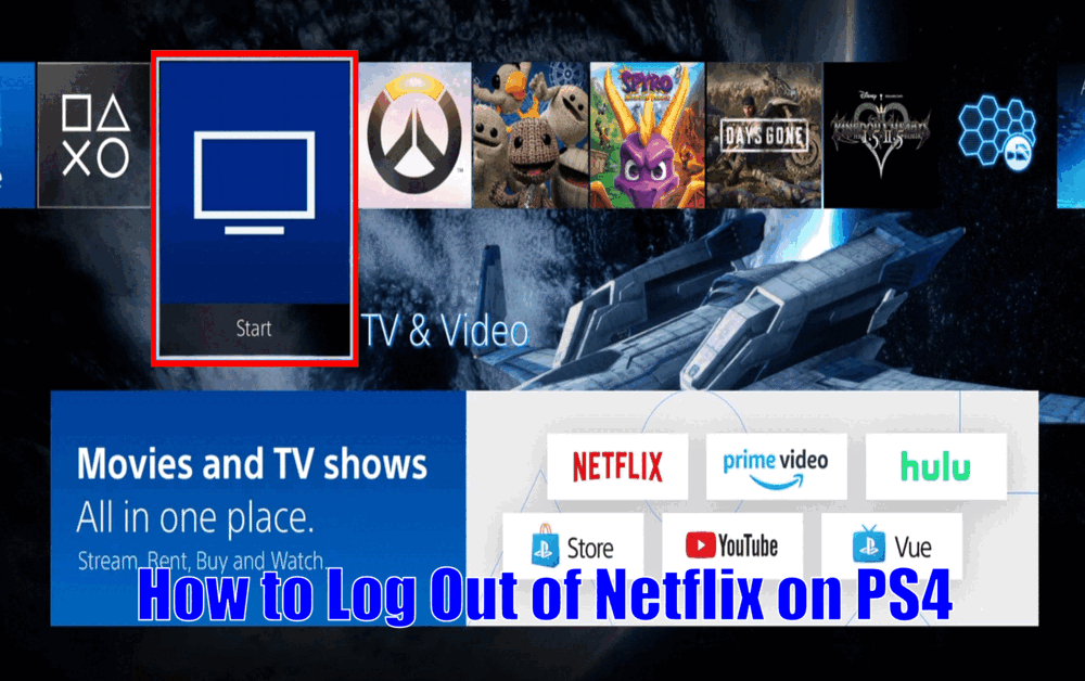 How to Log Out of Netflix on PS4