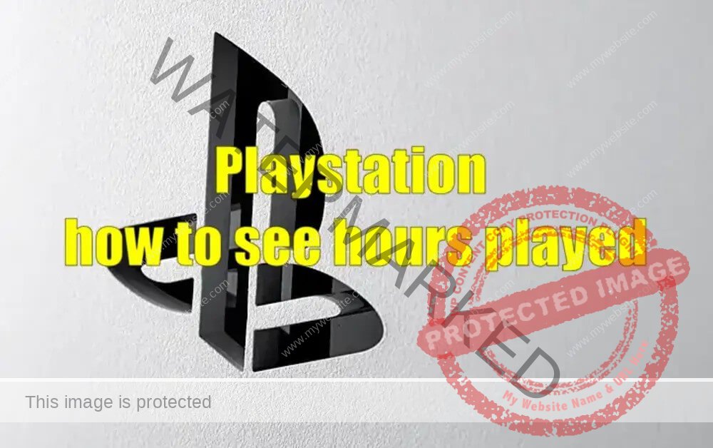 Playstation how to see hours played