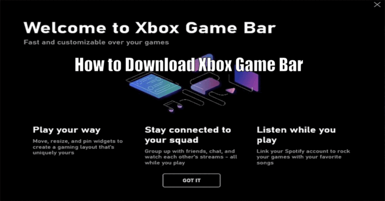 How to Download Xbox Game Bar