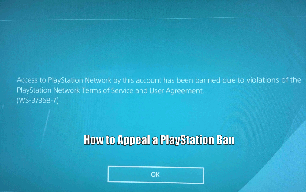 How to Appeal a PlayStation Ban