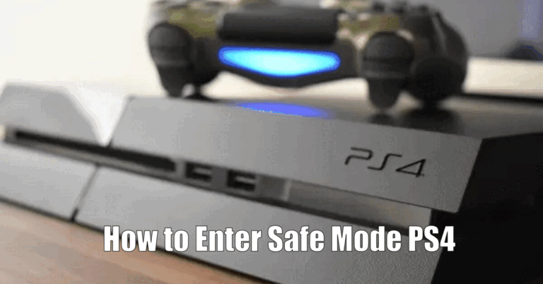 How to Enter Safe Mode PS4