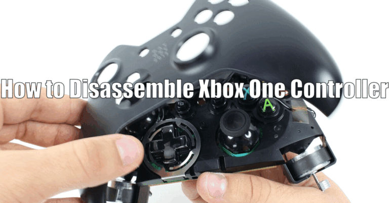 How to Disassemble Xbox One Controller