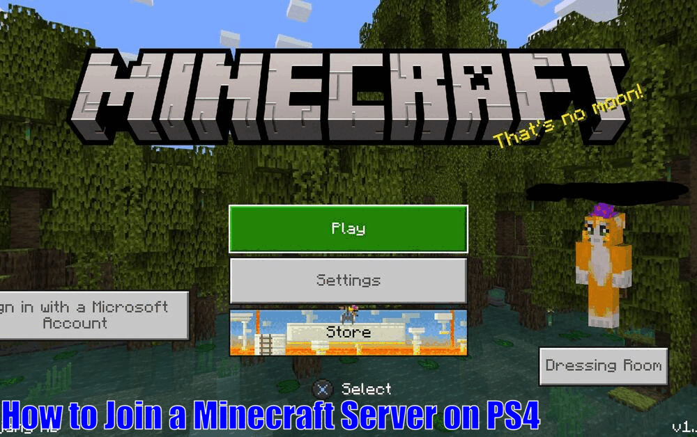 How to Join a Minecraft Server on PS4