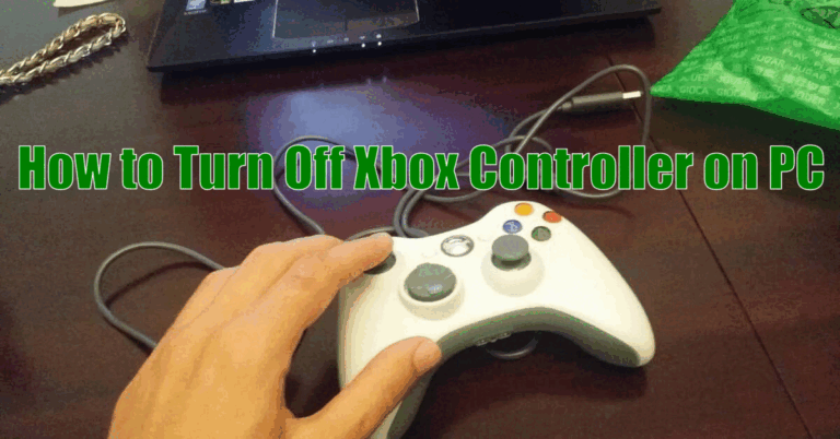 How to Turn Off Xbox Controller on PC