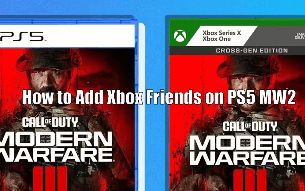 How to Add Xbox Friends on PS5 MW2