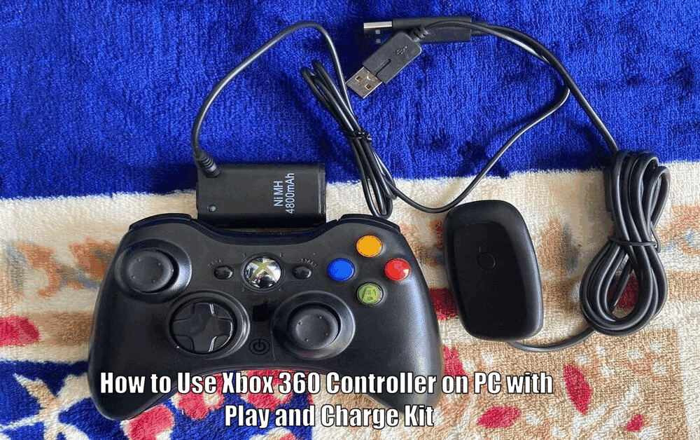 How to Use Xbox 360 Controller on PC with Play and Charge Kit