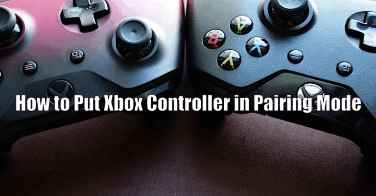 How to Put Xbox Controller in Pairing Mode