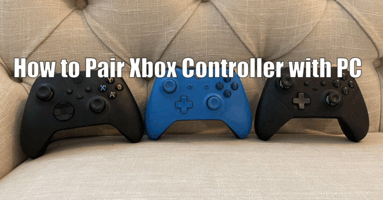 How to Pair Xbox Controller with PC