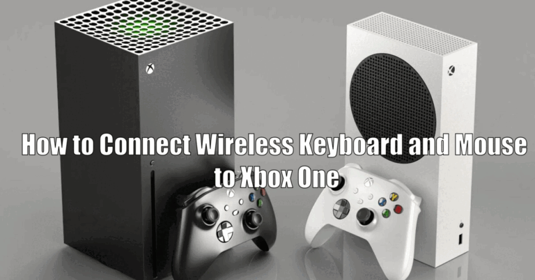 How to Connect Wireless Keyboard and Mouse to Xbox One