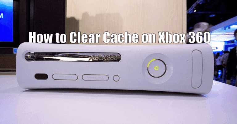 How to Clear Cache on Xbox 360