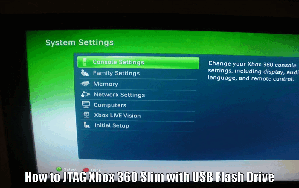 How to JTAG Xbox 360 Slim with USB Flash Drive