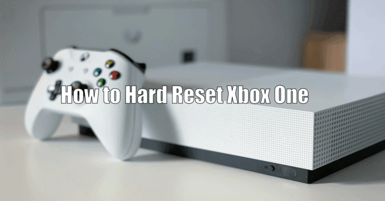 How to Hard Reset Xbox One