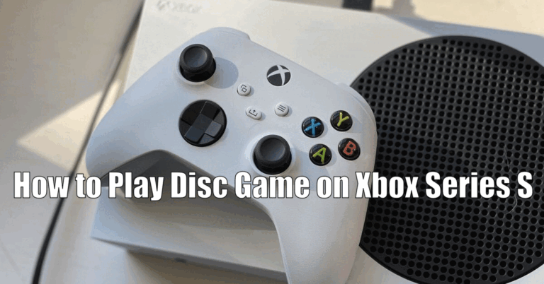 How to Play Disc Game on Xbox Series S