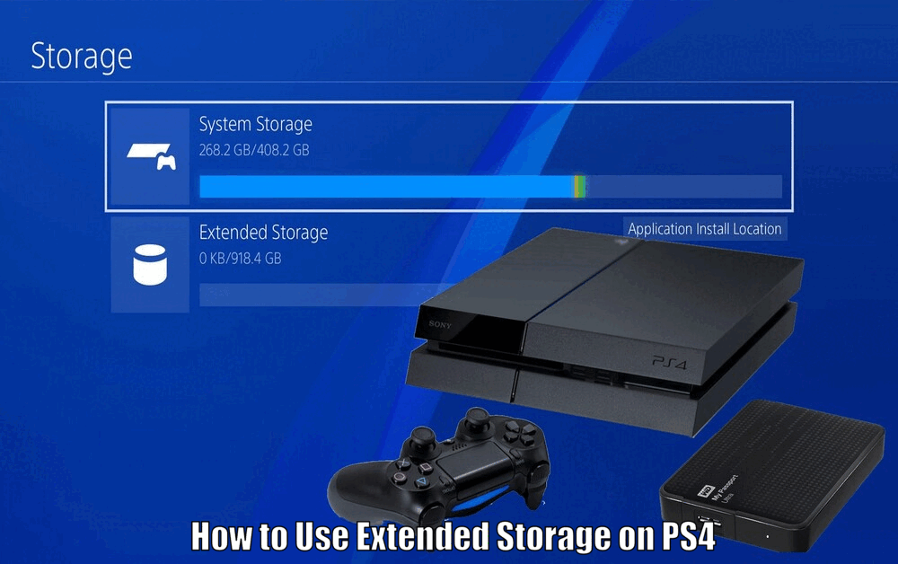 How to Use Extended Storage on PS4