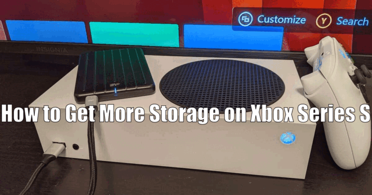 How to Get More Storage on Xbox Series S