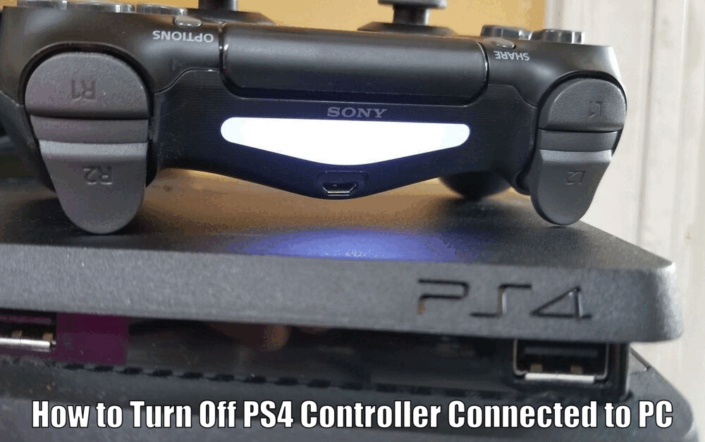 How to Turn Off PS4 Controller Connected to PC