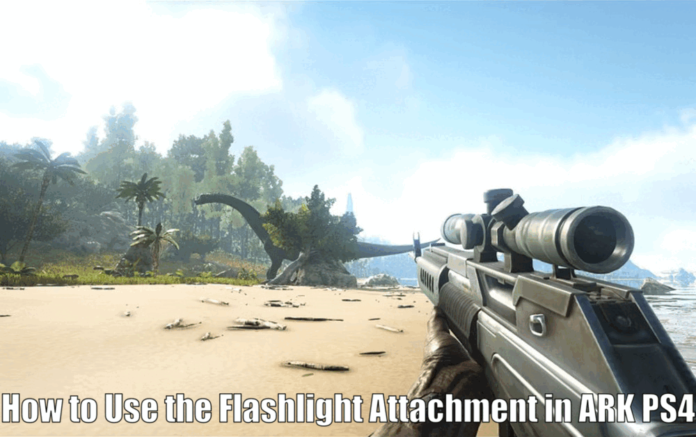 How to Use the Flashlight Attachment in ARK PS4