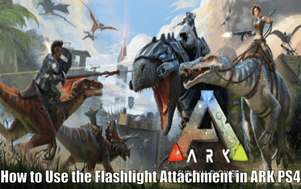 How to Use the Flashlight Attachment in ARK PS4