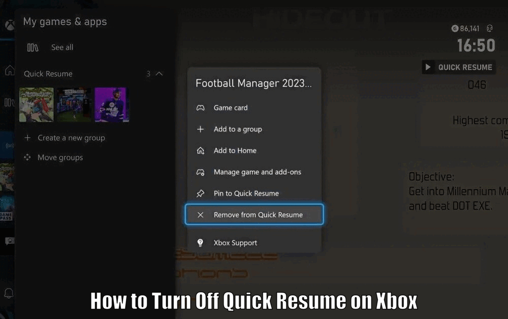 How to Turn Off Quick Resume on Xbox