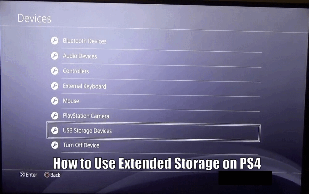 How to Use Extended Storage on PS4