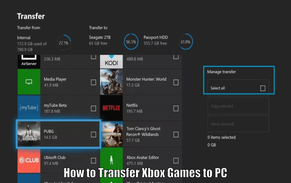 How to Transfer Xbox Games to PC