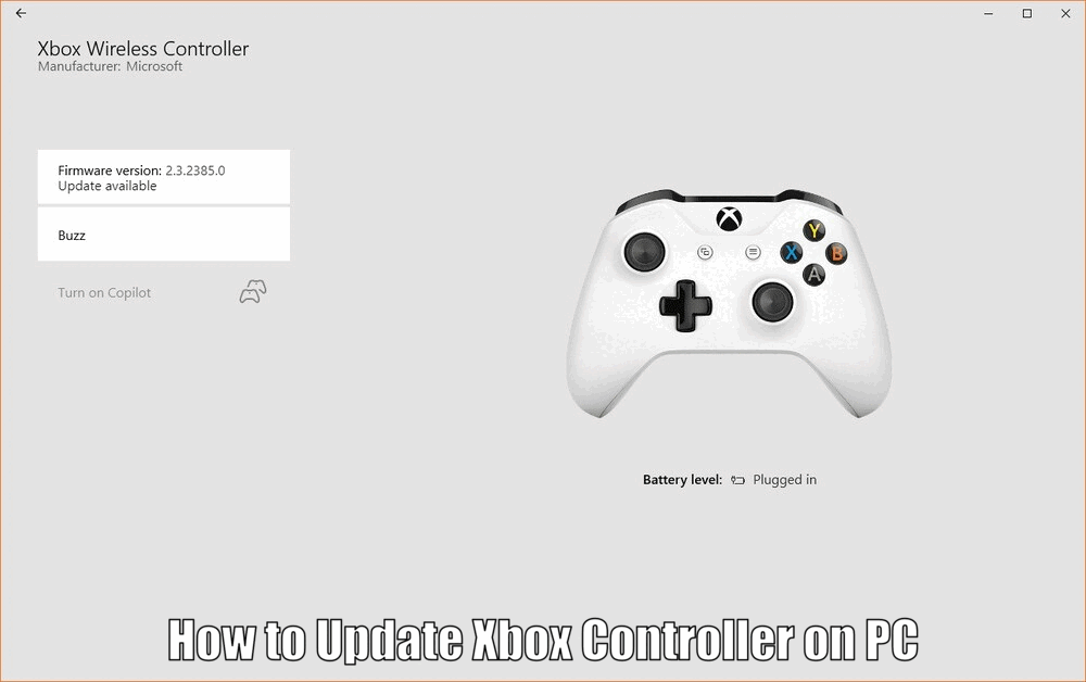 How to Update Xbox Controller on PC