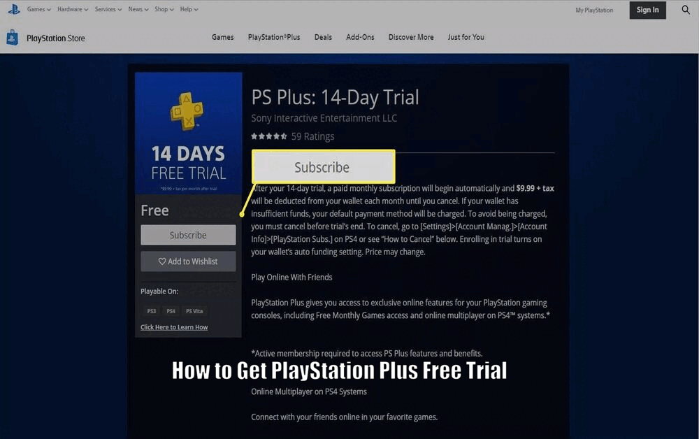 How to Get PlayStation Plus Free Trial