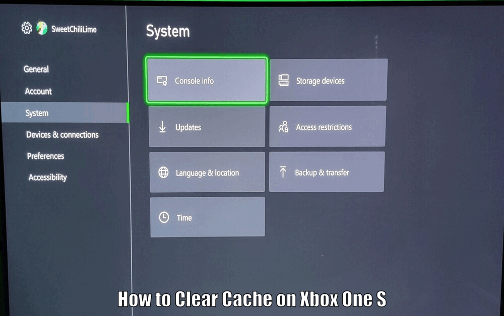 How to Clear Cache on Xbox One S