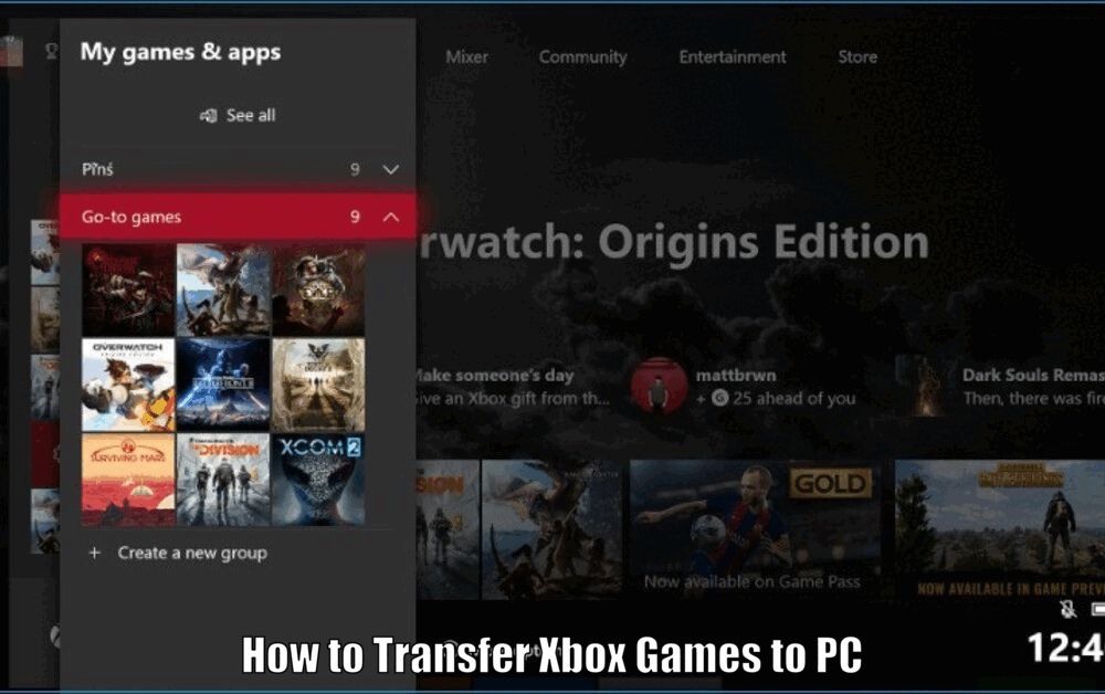 How to Transfer Xbox Games to PC